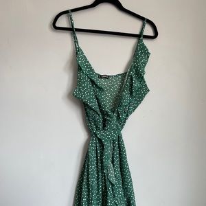 Wrap tie dress
